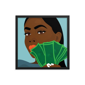 Black Women's Equal Pay Framed Print
