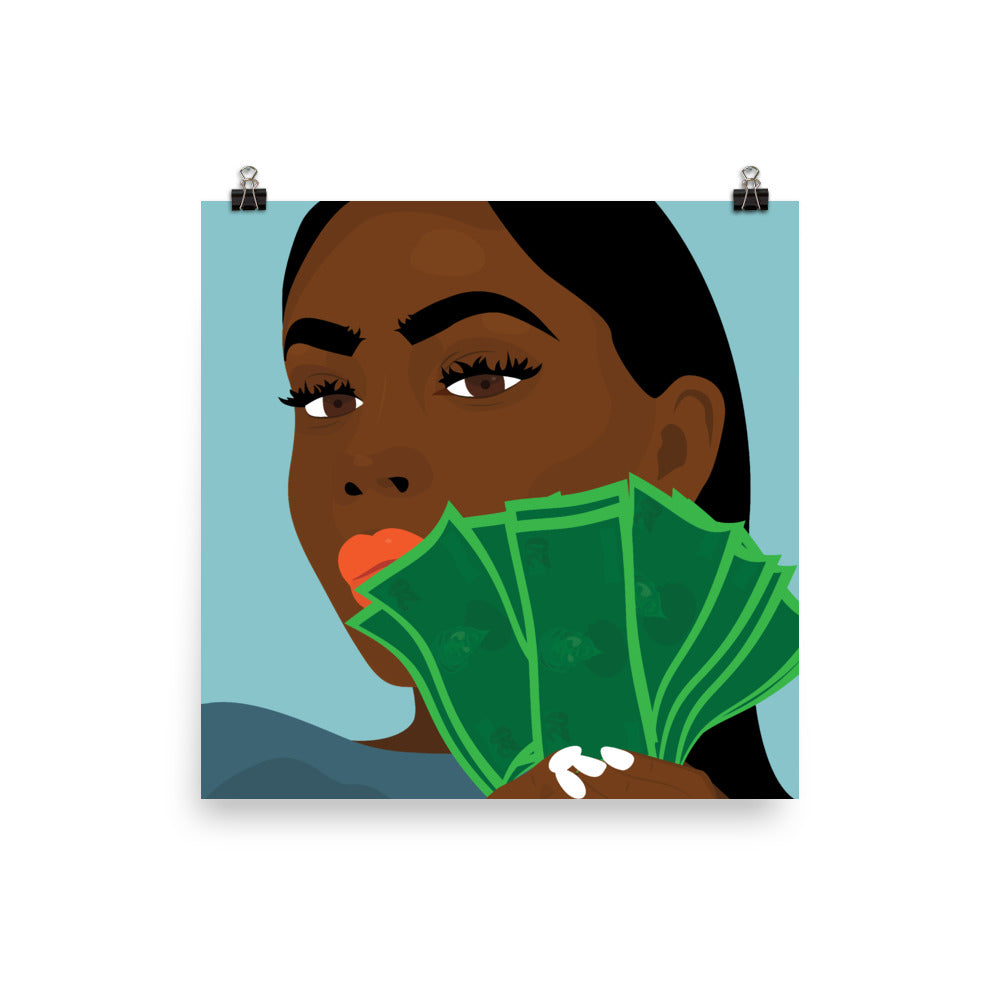 Black Women's Equal Pay Print